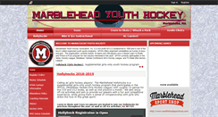 Desktop Screenshot of marbleheadyouthhockey.com