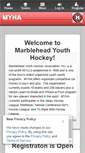 Mobile Screenshot of marbleheadyouthhockey.com